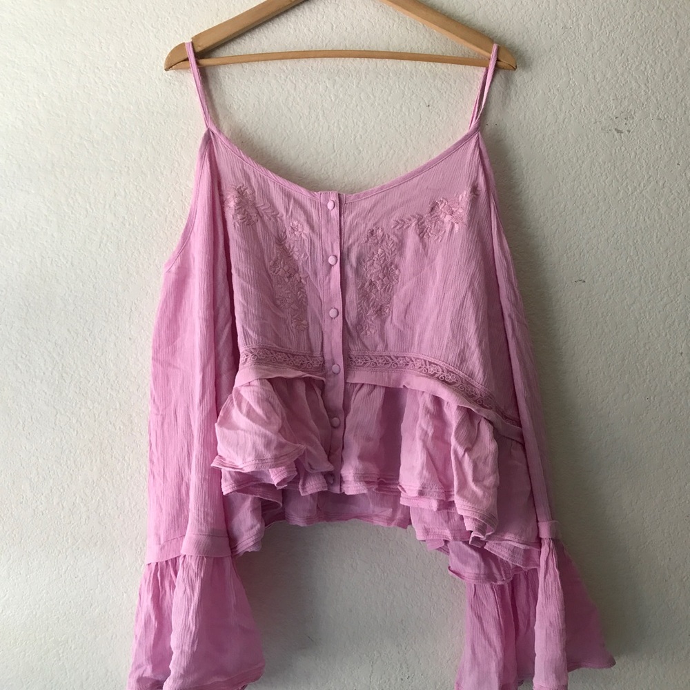 Pink Babydoll Top